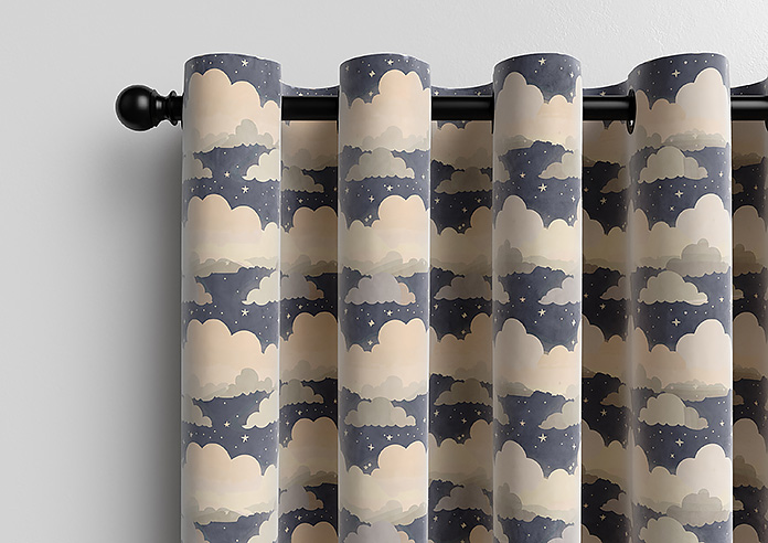 Cloudy Cosmos, Twinkle Grey - Made to Measure Curtains - Image 12